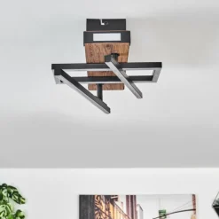 Sigersvik Plafonnier LED Écru, Noir, 1 lumière