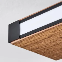 Sigersvik Plafonnier LED Écru, Noir, 1 lumière