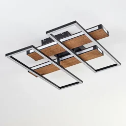 Sigersvik Plafonnier LED Écru, Noir, 1 lumière