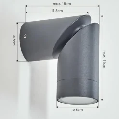 Silkeborg Lampe murale d´extérieur Anthracite, 1 lumière