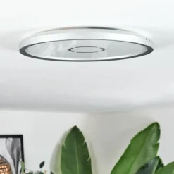 Simonstorp Plafonnier, Panel LED Argenté, Blanc, 1 lumière