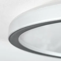 Simonstorp Plafonnier, Panel LED Argenté, Blanc, 1 lumière