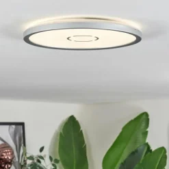 Simonstorp Plafonnier, Panel LED Argenté, Blanc, 1 lumière