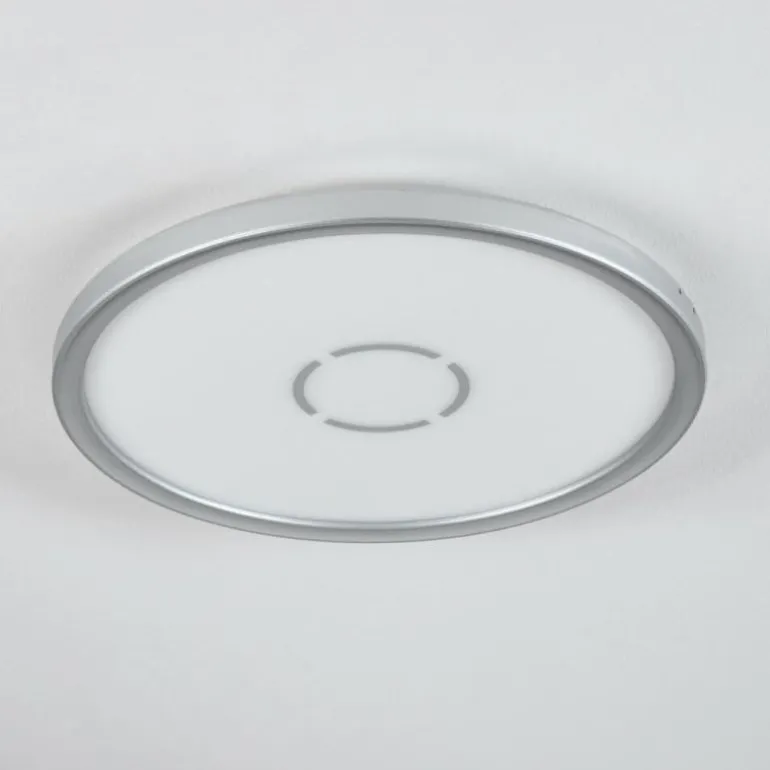 Simonstorp Plafonnier, Panel LED Argenté, Blanc, 1 lumière