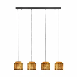 SMILLA Suspension Luminaires Trio Noir, 4 lumières