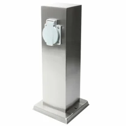 socket Prises électriques d'extérieur KS Verlichting Acier inoxydable, 1 lumière