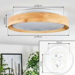 Sofo Plafonnier LED Blanc, 1 lumière