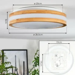 Sofo Plafonnier LED Blanc, 1 lumière