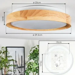 Sofo Plafonnier LED Blanc, 1 lumière
