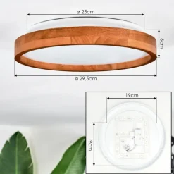 Sofo Plafonnier, Panel LED Blanc, 1 lumière