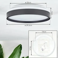 Sofo Plafonnier, Panel LED Blanc, 1 lumière