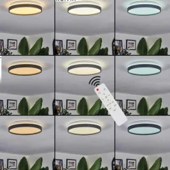 Sofo Plafonnier, Panel LED Blanc, 1 lumière, Télécommandes