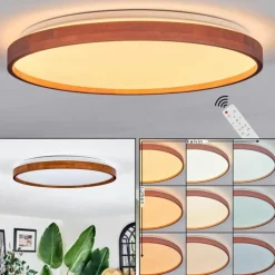 Sofo Plafonnier, Panel LED Blanc, 1 lumière, Télécommandes