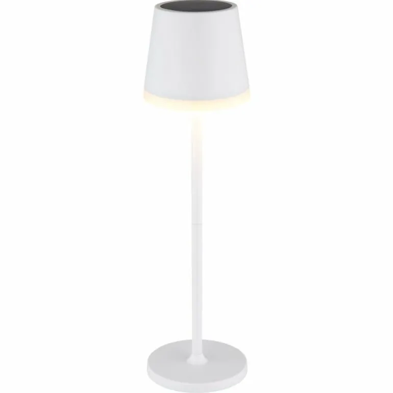 SOLAR Lampe de table d'extérieur, Lampe solaire Luminaires Globo Lighting LED Blanc, 1 lumière