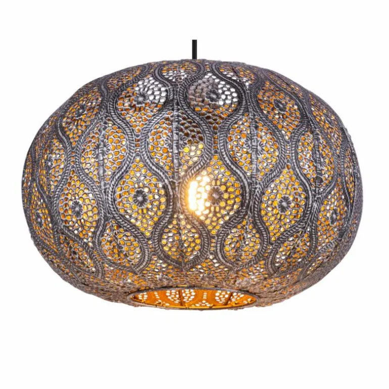 Solera Suspension Luminaires Globo Lighting Argenté, 1 lumière