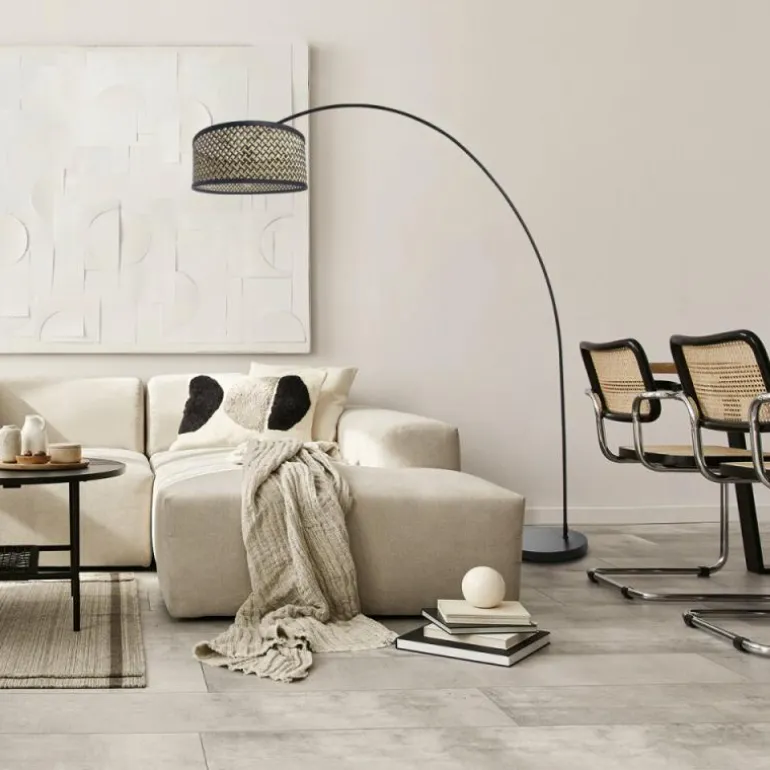 Solva Lampadaire Luminaires Steinhauer Noir, 1 lumière