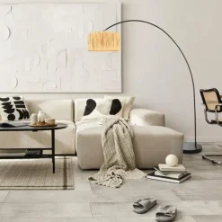 Solva Lampadaire Luminaires Steinhauer Noir, 1 lumière