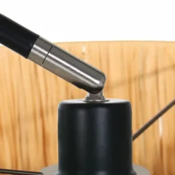 Solva Lampadaire Luminaires Steinhauer Noir, 1 lumière