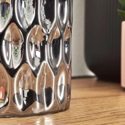 Sonhim Lampe à poser Chrome, Fumée, Noir, 1 lumière