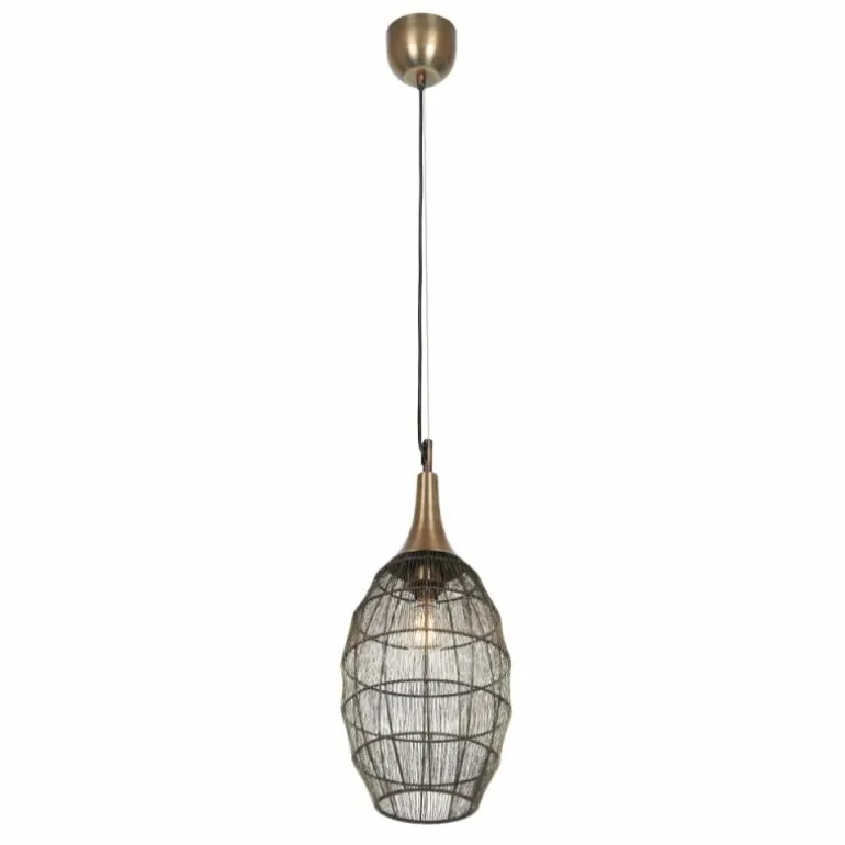 SORAYA Suspension Luminaires Trio Vieux laiton, 1 lumière