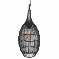 SORAYA Suspension Luminaires Trio Noir, 1 lumière