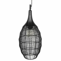 SORAYA Suspension Luminaires Trio Noir, 1 lumière