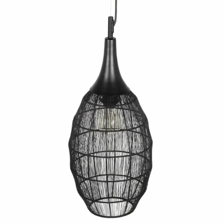 SORAYA Suspension Luminaires Trio Noir, 1 lumière