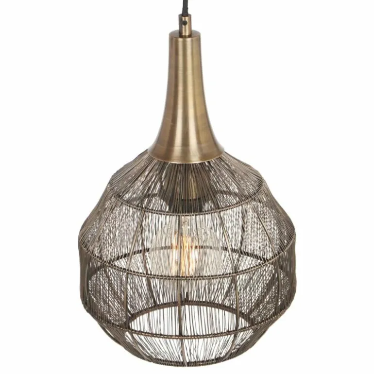 SORAYA Suspension Luminaires Trio Vieux laiton, 1 lumière