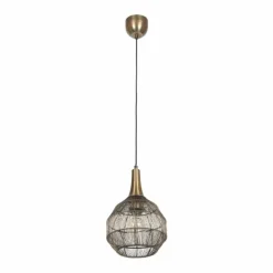 SORAYA Suspension Luminaires Trio Vieux laiton, 1 lumière