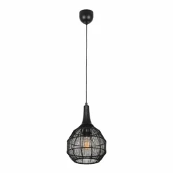 SORAYA Suspension Luminaires Trio Noir, 1 lumière