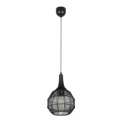 SORAYA Suspension Luminaires Trio Noir, 1 lumière