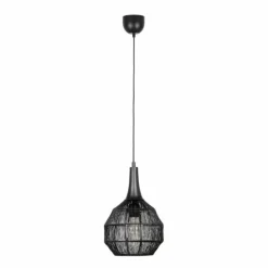 SORAYA Suspension Luminaires Trio Noir, 1 lumière