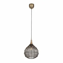 SORAYA Suspension Luminaires Trio Vieux laiton, 1 lumière