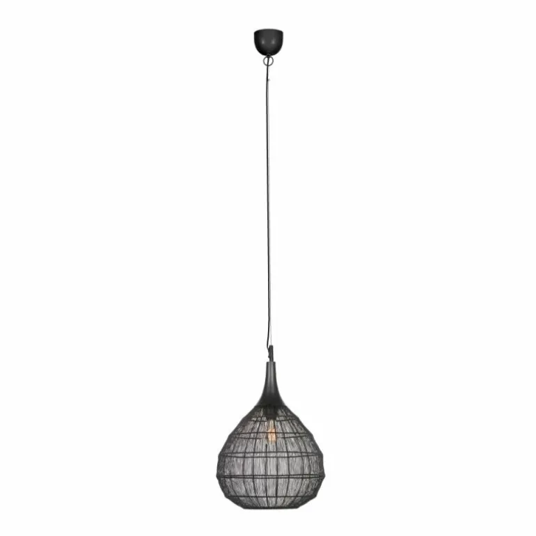 SORAYA Suspension Luminaires Trio Noir, 1 lumière