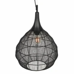 SORAYA Suspension Luminaires Trio Noir, 1 lumière