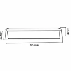 Sorell Panel Luminaires Brilliant LED Blanc, 1 lumière, Télécommandes