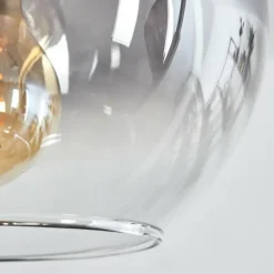 Soutinho Suspension, Boule lumineuse Clair, Fumé, 4 lumières