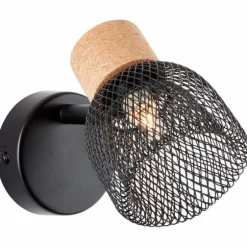 Spot Brilliant Flaka Noir, 1 lumière