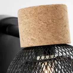 Spot Brilliant Flaka Noir, 1 lumière