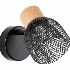 Spot Brilliant Flaka Noir, 1 lumière