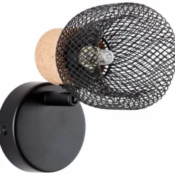 Spot Brilliant Flaka Noir, 1 lumière