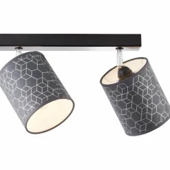 Spot Brilliant Galance Noir, 2 lumières