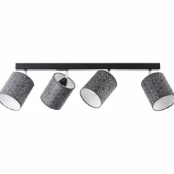 Spot Brilliant Galance Noir, 4 lumières