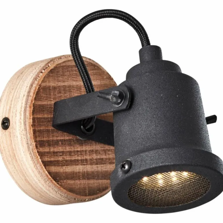 Spot Brilliant Inge Bois foncé, 1 lumière