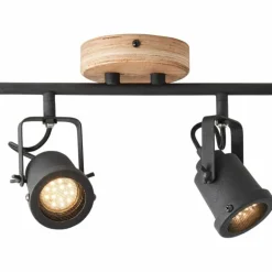 Spot Brilliant Inge Bois foncé, 2 lumières