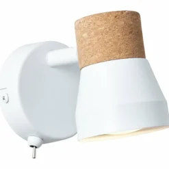 Spot Brilliant Moka Blanc, 1 lumière