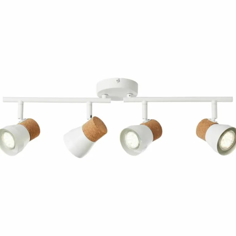 Spot Brilliant Moka Blanc, 4 lumières