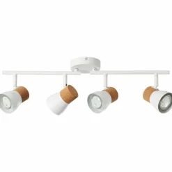 Spot Brilliant Moka Blanc, 4 lumières