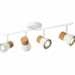 Spot Brilliant Moka Blanc, 4 lumières