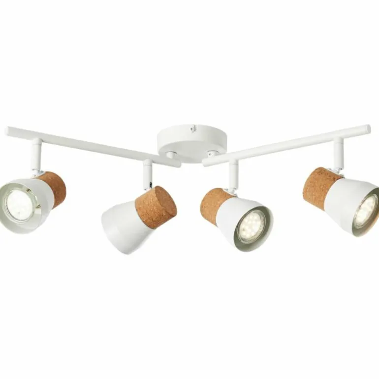 Spot Brilliant Moka Blanc, 4 lumières